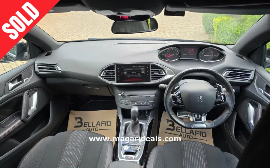PEUGEOT 308 GT Line 2017 model Black in Kenya for Sale | Magari Deals